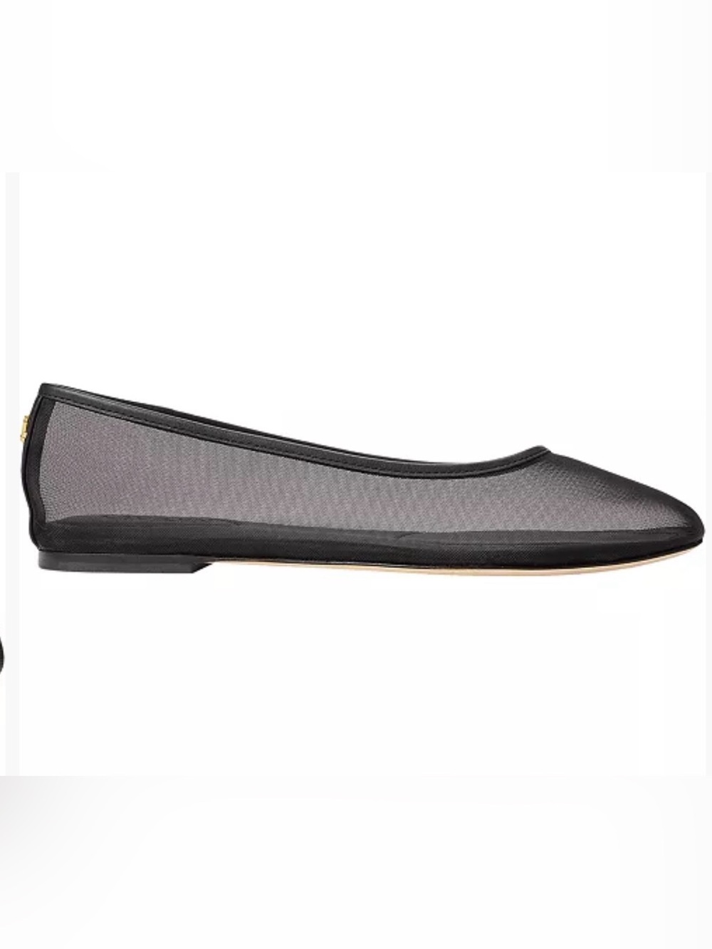 Lauren Ralph Lauren Jayna Black Mesh Women's Ballet Flat NWT